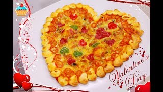 ПИЦЦА СЕРДЦЕ КО ДНЮ ВСЕХ ВЛЮБЛЕННЫХ - ну, оОчень вкусная!