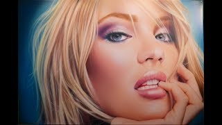 Candice Swanepoel painting by Steve Nunez