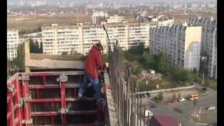 опалубка РОБУД - демонтаж лифтовой шахты
