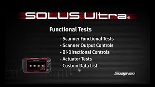 Scanner Functional Tests SOLUS™ Edge