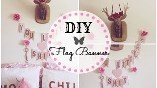 DIY Tumblr Inspired Room Decor - Bunting Banner