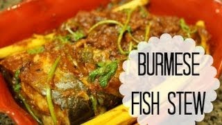 Burmese Fish Stew | Sweet Violet's Burmese Cuisine