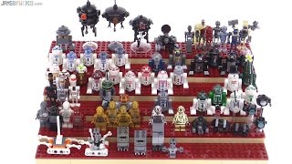 My incomplete LEGO Star Wars Droid collection so far - Feb. 2016