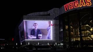 Видеоотчет Медиафасад ТРК VEGAS Крокус Сити 2016 09 06