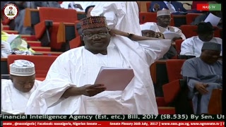 Nigerian Senate Plenary, 26th  July, 2017