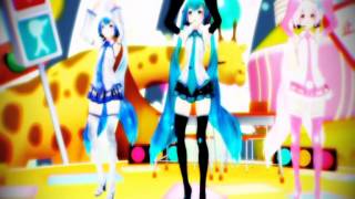MMD Nekomimi Switch(KasokuSato Miku)