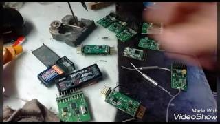 Recuperando receptor de aeromodelos