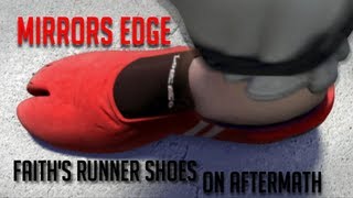 Easter Eggs - BF3 Mirrors Edge Faith Connors Runner Shoes on Markaz Monolith