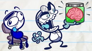 Pencilmate's Missing MEMORIES! | Animated Cartoons Characters | Animated Short Films