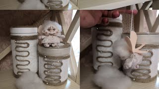 Мастер класс. Кукла из капрона. Ангелочек - подвесочка.