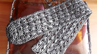 Сумочка из полиэтиленовых пакетов с органайзером из пластиковых бутылок .Часть 2