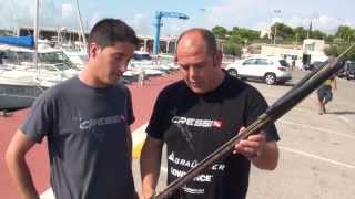 Prueba fusil Cressi mohicano con xavi blanco