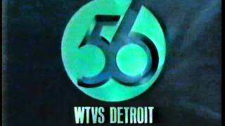 WTVS Channel 56, Detroit MI - Sign-Off recorded in 1992