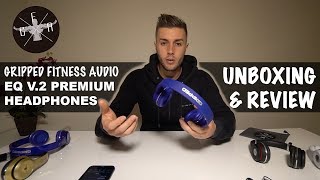 NEW PREMIUM GRIPPED FITNESS AUDIO GYM HEADPHONES