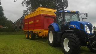 Inkuilen met Loonbedrijf Hindriks New Holland T7.200