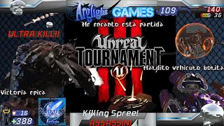 Arglight Games Unreal Tournament 3 # 4 (Me encanto esta partida,maldito vehiculo ,caidas, y mas)