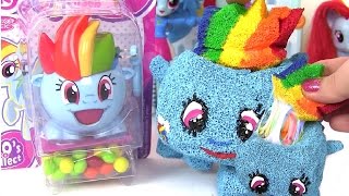 ПОНИ СВОИМИ РУКАМИ! DIY SQUISHY WITH SLIME RAINBOW DASH ДЕШ ИЗ ГУБКИ! MLP Май Литл Пони Мультик!