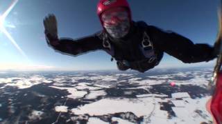 Winter-skydiving in Nurmsi