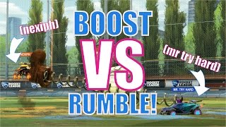 I battle Nexiph for a painted endo in Boost vs Rumble!
