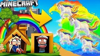 BAZA VS TSUNAMI JEDNOROŻCÓW - MINECRAFT UNICORN TSUNAMI CHALLENGE | Vito VS Bella