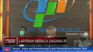 Oktober 2020, Neraca Dagang RI Surplus USD 3,61 Miliar