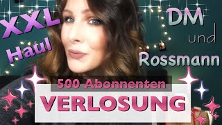 ?VERLOSUNG? 500 Abonnenten Januar 2019| XXL Drogerie HAUL Teil 1| NEUHEITEN | DM und Rossmann