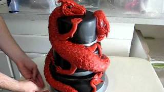 Dragon wedding cake