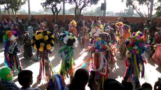 Baile de elistonados del tigre y de los monitos  año de Juárez Ocozocoautla Chiapas México