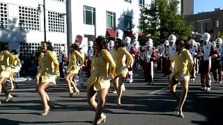Alabama A&M marching in Magic City Classic