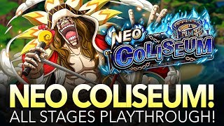 NEO COLISEUM DIAMANTE! All Stages Playthrough! (One Piece Treasure Cruise - Global)