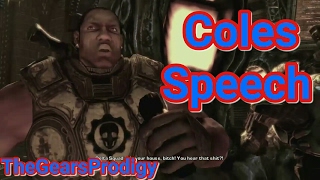 Gears Universe ~ Cole's Speech (Gears of War 2)