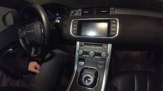 Как поднять "шайбу" на Evoque  если двигатель не заводится.