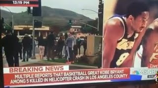 News Reporter Says N-Word While Reporting Kobe Bryant’s Fatality