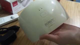 Распаковка и обзор лампы SAN LED/UV 9C Plus 2-in-1