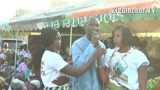 Ziguinchor TV, Goudomp, Djibanar, Visite Aminata Assome Diatta, Ministre commerce et des PME, Discou