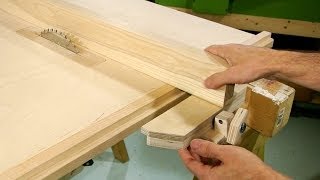 Homemade table saw fence