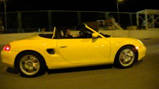 Chef Hiro Terada Cruising in his Porsche to South Beach