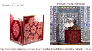 Portatif Vaaz Kürsüsü -İkranur -