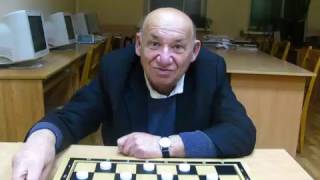 Аркадий Плакхин. 3. Комбинация в партии 22-го чемпионата СССР по шашкам (Plakhin - Popov). Шашки.