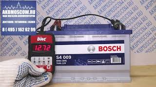 Видео обзор АКБ Bosch S4 009