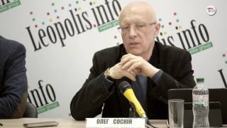 Олег Соскін. Прес-конференція, Львів.