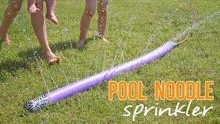 Make a SPRINKLER from an old POOL NOODLE