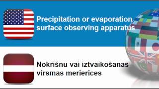 Learn Latvian = Topic = Meteorological instruments