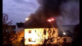 Hausbrand in 34323 Ostheim am 26.10.2013