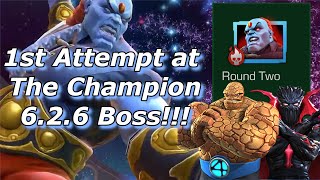 1st Clear of The 6.2.6 Champion Boss!!! Marvel Contest of Champions