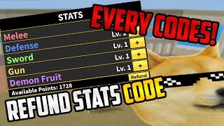 [FREE REFUND?!] EVERY CODES IN BLOX PIECE!
