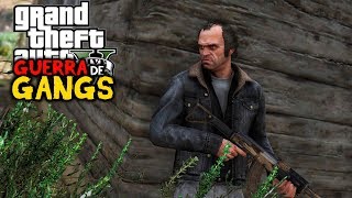 GTA V GUERRA DE GANGS - ROUBANDO OS LUCROS DA FAZENDA DOS LOSTS #11
