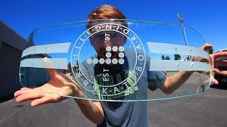 MOST BEAUTIFUL GLASS SKATEBOARD EVER!