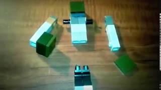 Как сделать лего Enderman из Minecraft