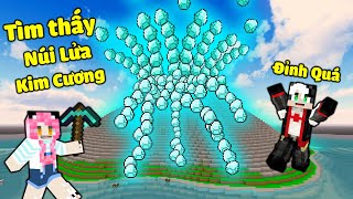 MỀU THỬ THÁCH 24 GIỜ TÌM NÚI LỬA KIM CƯƠNG TRONG MINECRAFT*REDHOOD PHÁT HIỆN NÚI KIM CƯƠNG KHỔNG LỒ